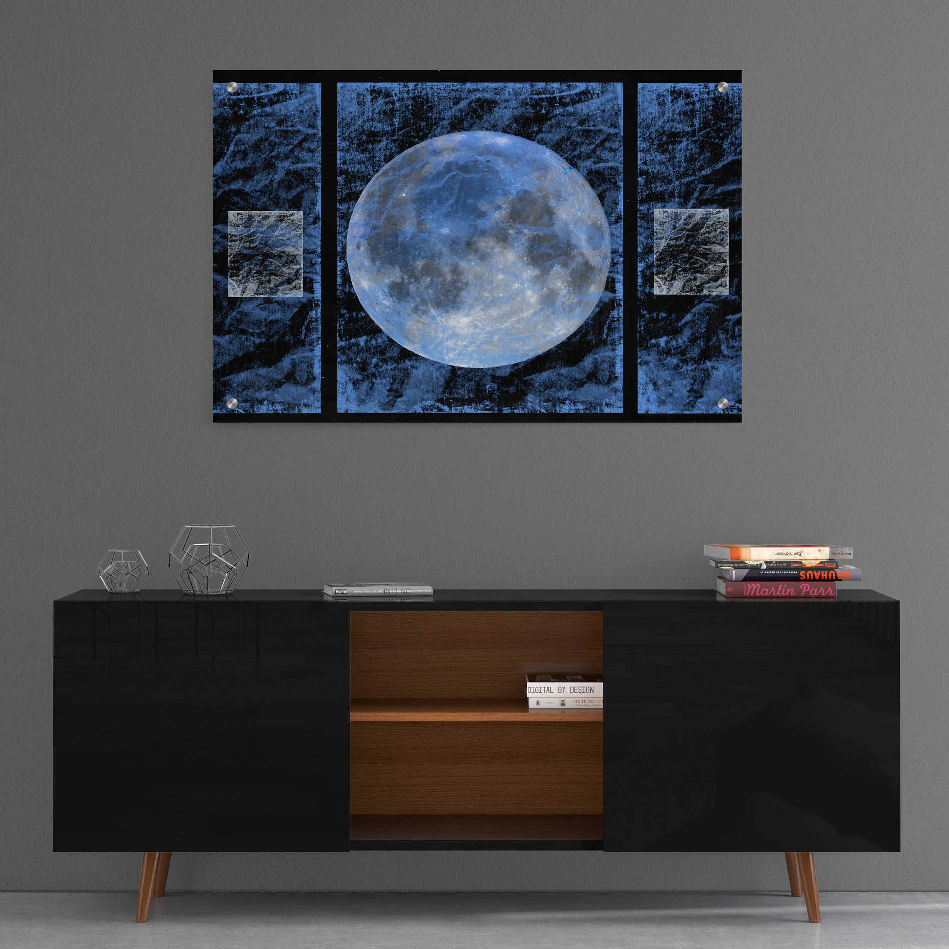 Epic Art 'Moon 1' by Irena Orlov, Acrylic Glass Wall Art,36x24