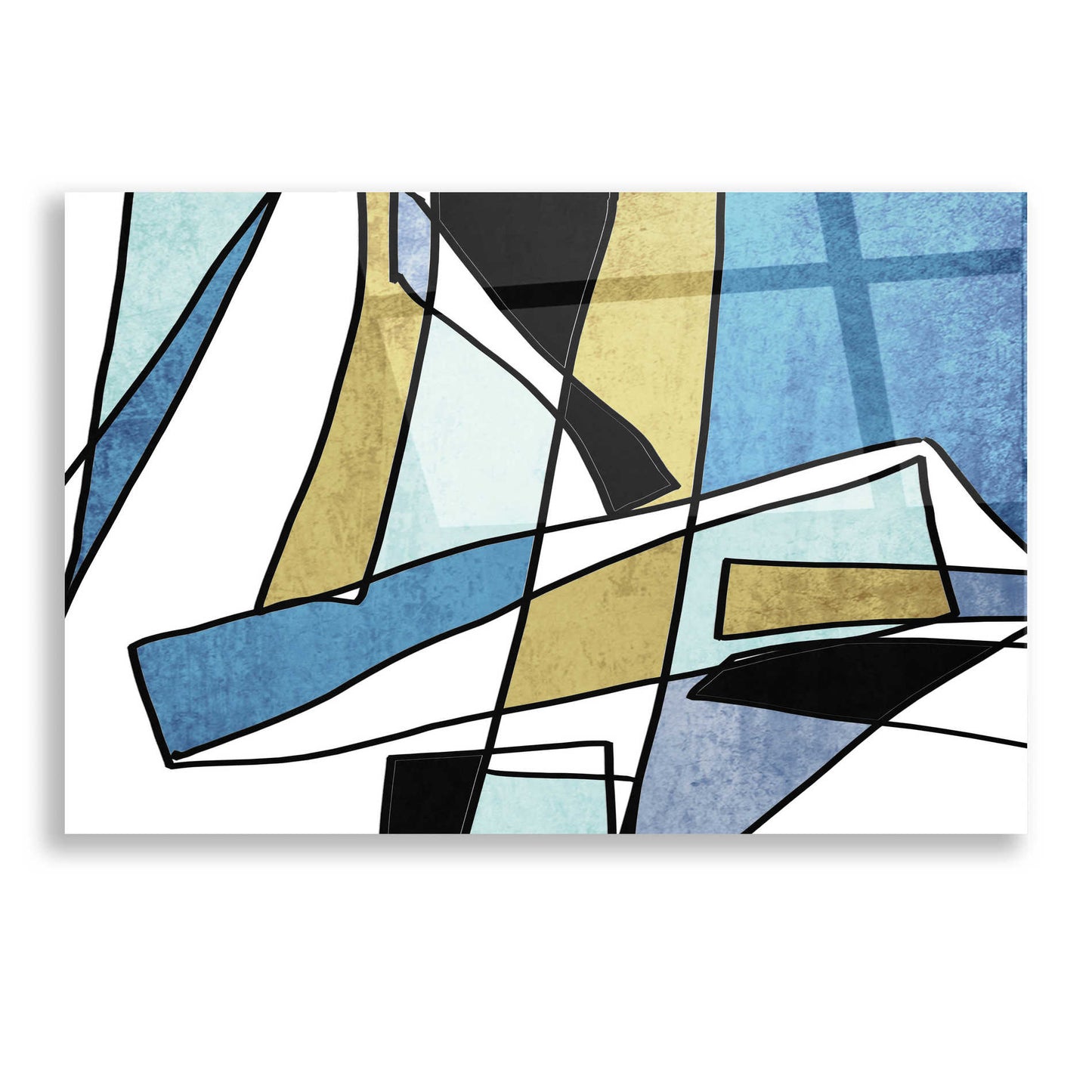 Epic Art 'Abstract Line Art 29' by Irena Orlov, Acrylic Glass Wall Art,16x12