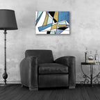 Epic Art 'Abstract Line Art 29' by Irena Orlov, Acrylic Glass Wall Art,24x16