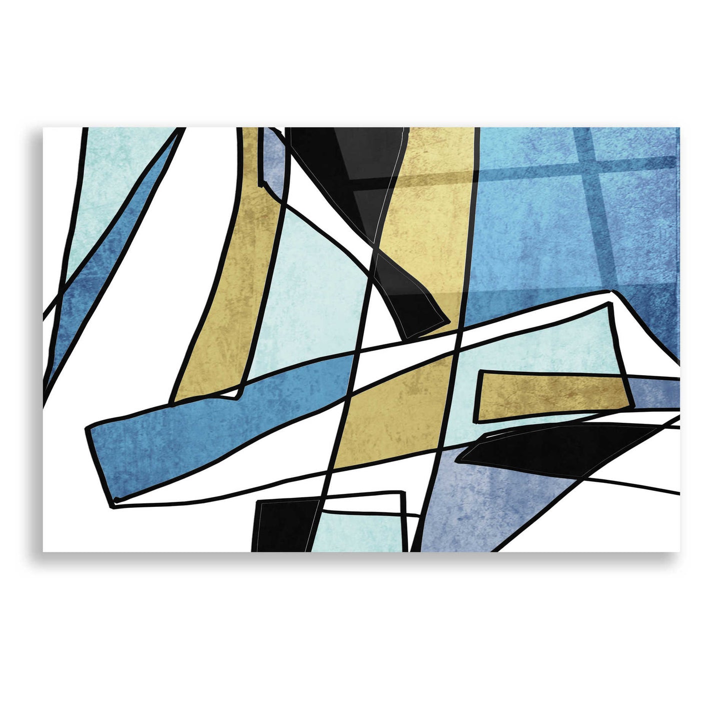 Epic Art 'Abstract Line Art 29' by Irena Orlov, Acrylic Glass Wall Art,24x16