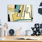 Epic Art 'Abstract Line Art 28' by Irena Orlov, Acrylic Glass Wall Art,16x12