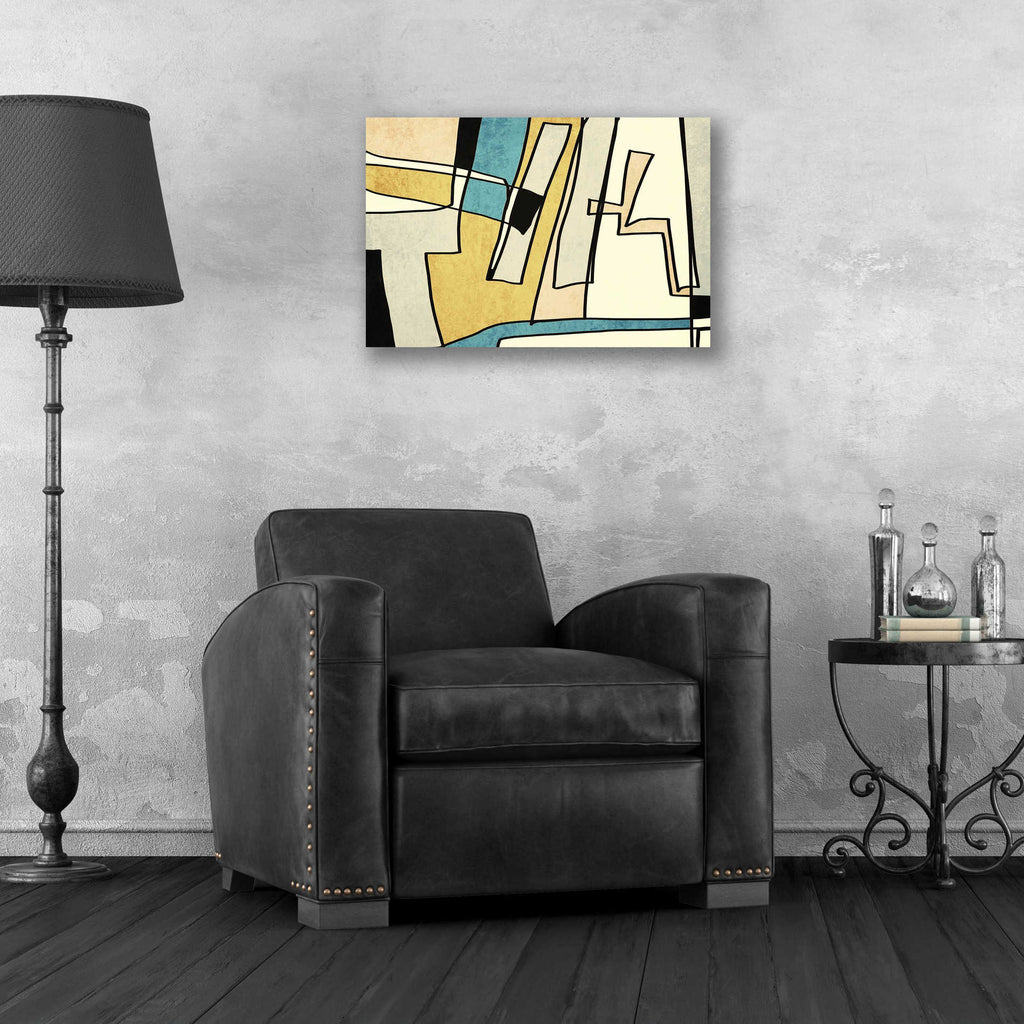 Epic Art 'Abstract Line Art 28' by Irena Orlov, Acrylic Glass Wall Art,24x16