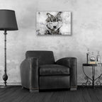 Epic Art 'Rustic Wolf Portrait 3 copy' by Irena Orlov, Acrylic Glass Wall Art,24x16