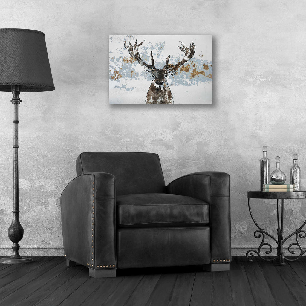 Epic Art 'Elk' by Irena Orlov, Acrylic Glass Wall Art,24x16