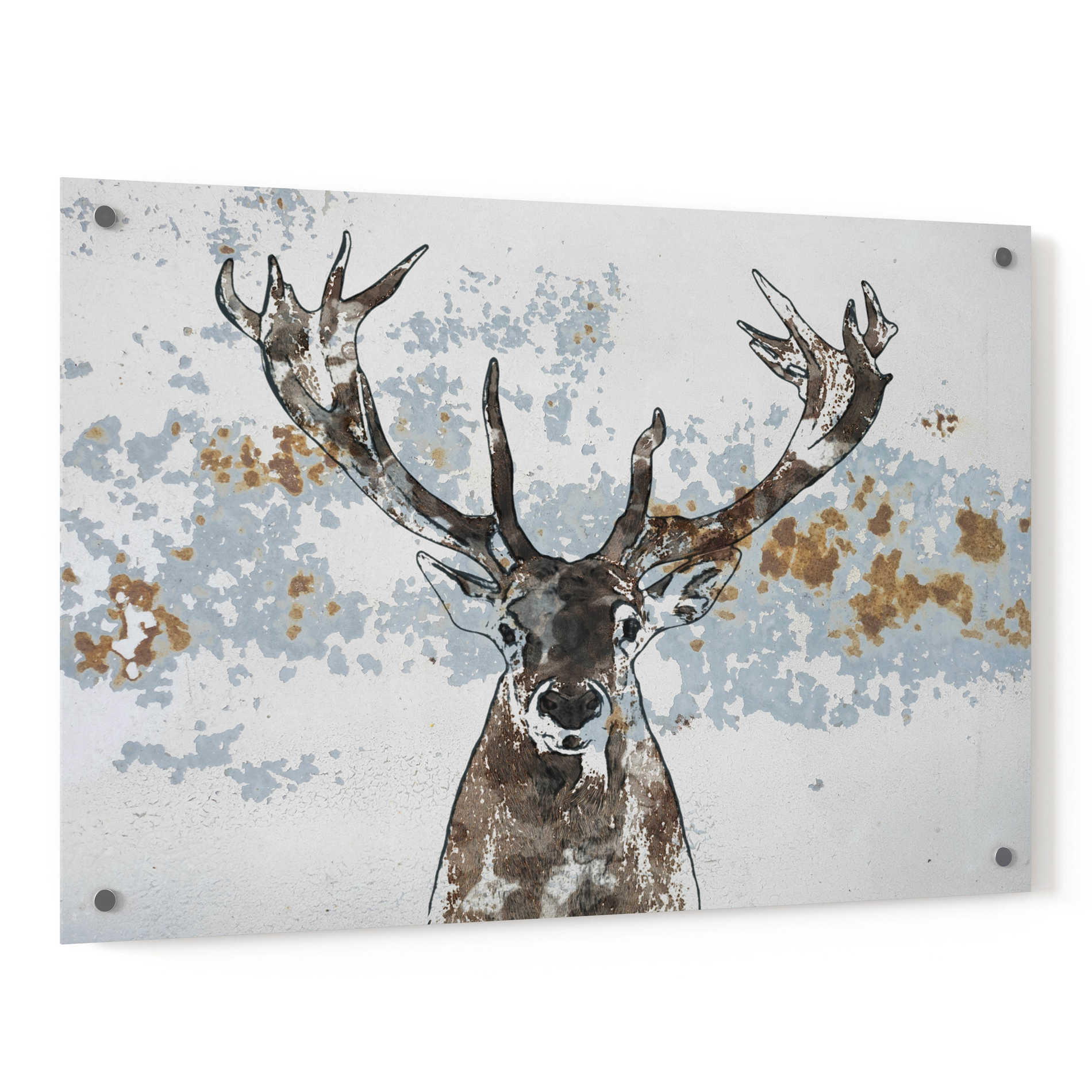 Epic Art 'Elk' by Irena Orlov, Acrylic Glass Wall Art,36x24