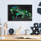 Epic Art 'Beautiful Floral Horse 2-3' by Irena Orlov, Acrylic Glass Wall Art,16x12