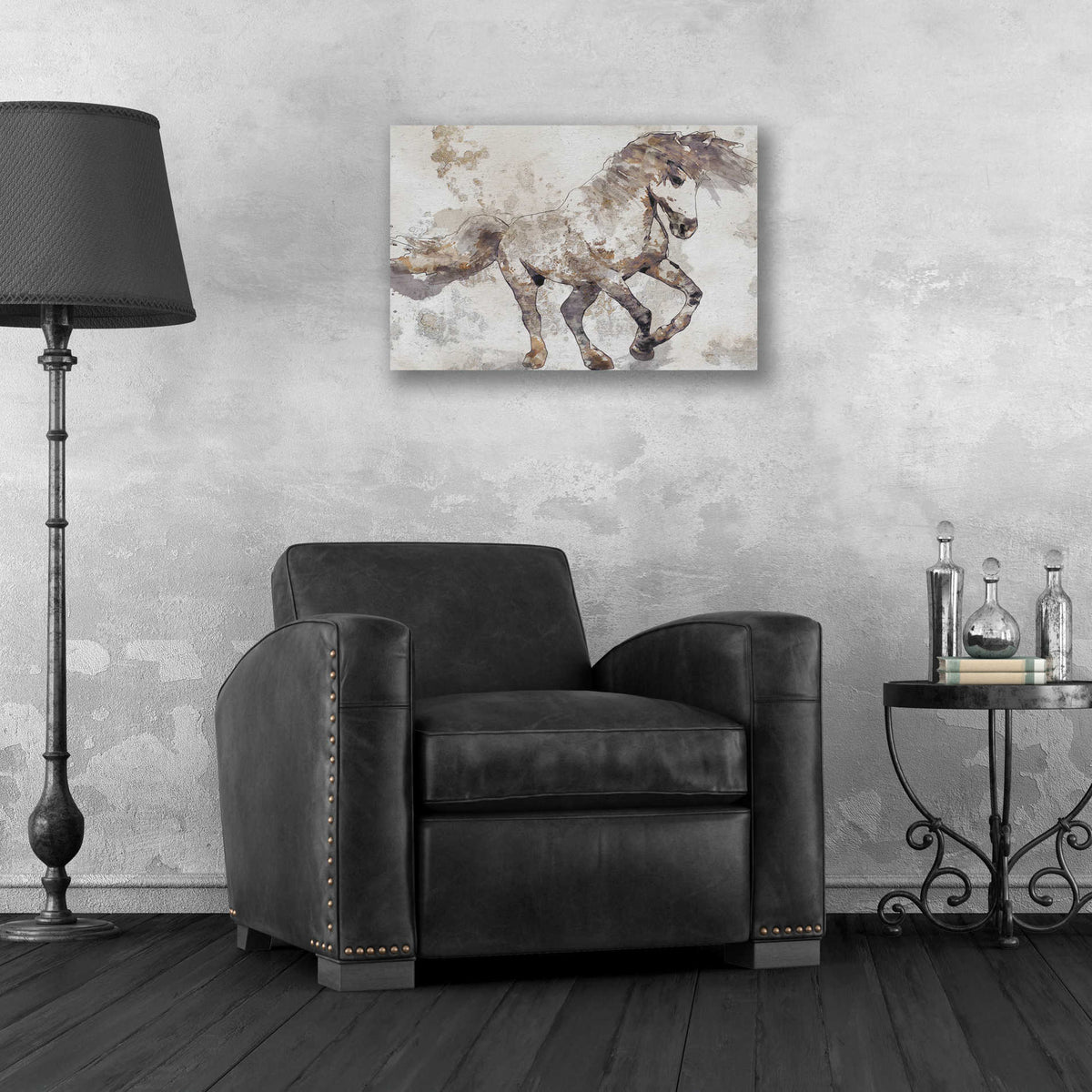Epic Art 'Bebeau Horse 2' by Irena Orlov, Acrylic Glass Wall Art,24x16