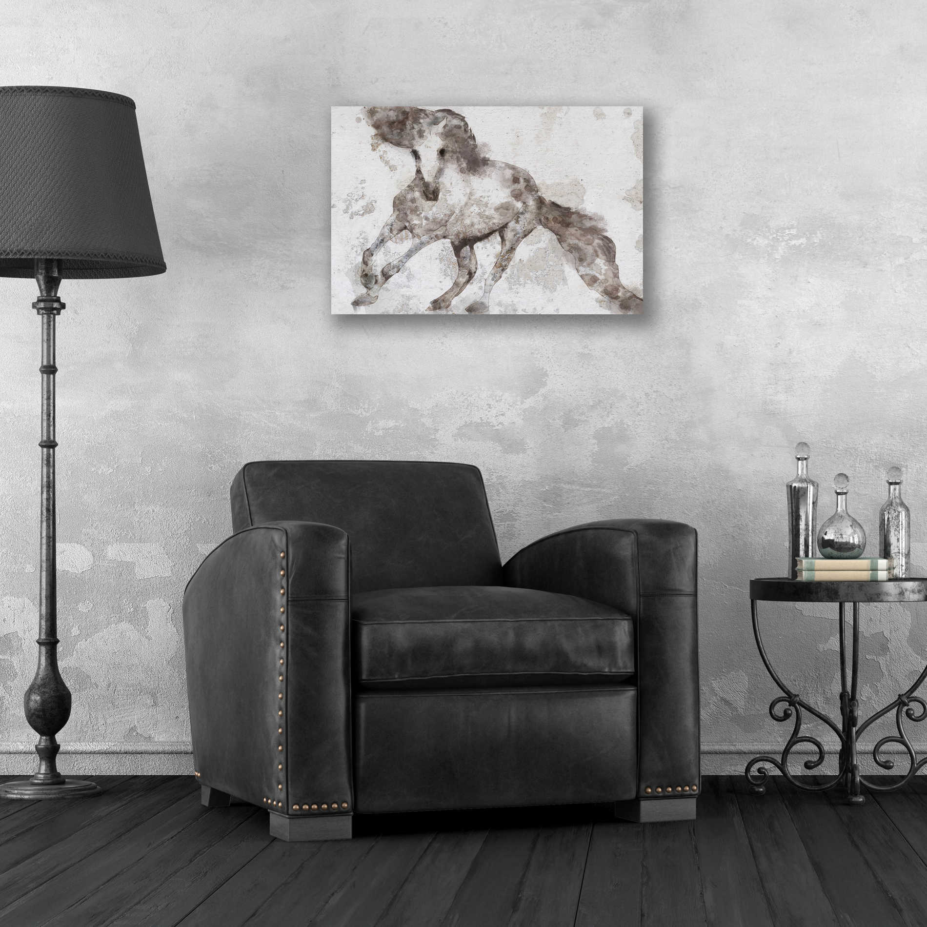 Epic Art 'Alydar Horse' by Irena Orlov, Acrylic Glass Wall Art,24x16