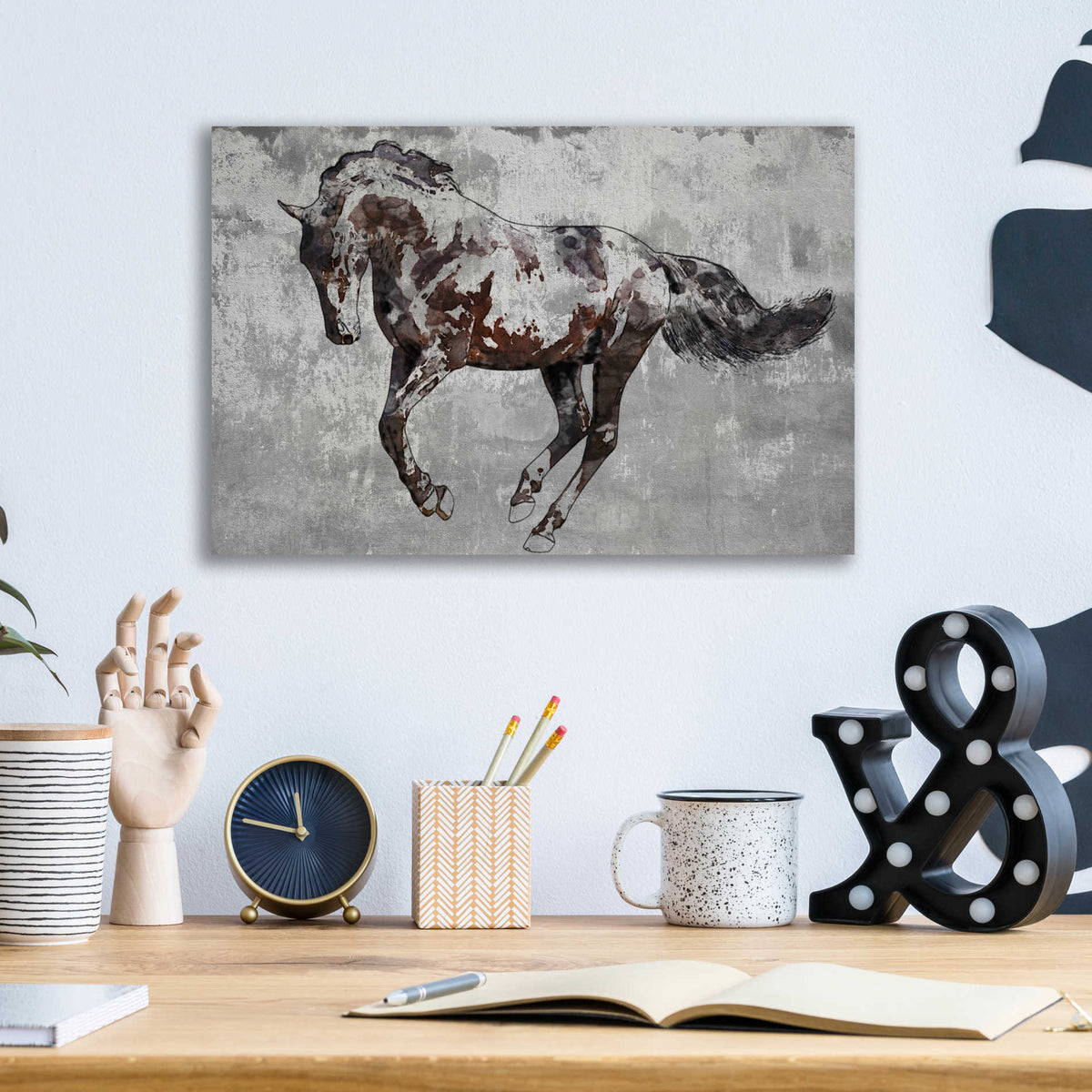 Epic Art 'Paso Fino 2' by Irena Orlov, Acrylic Glass Wall Art,16x12