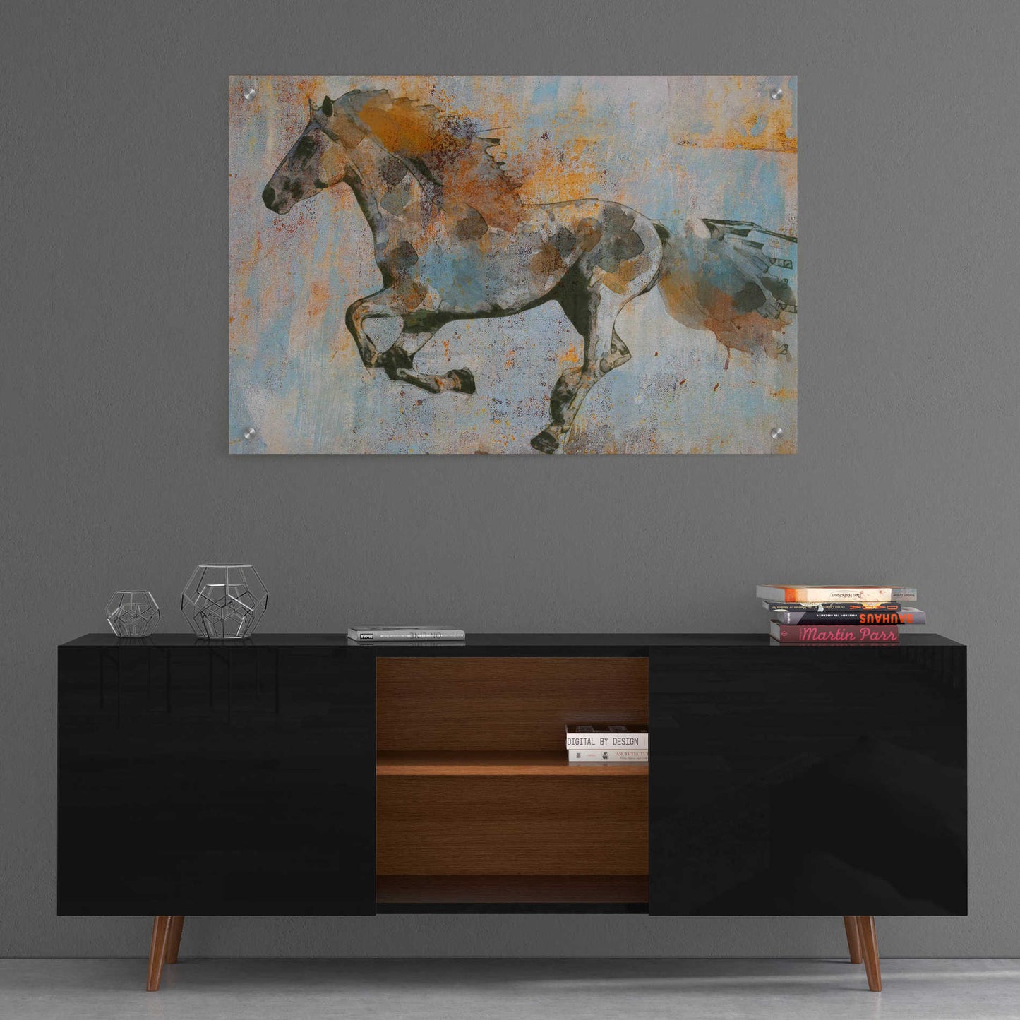 Epic Art 'Rusty Horse 2' by Irena Orlov, Acrylic Glass Wall Art,36x24