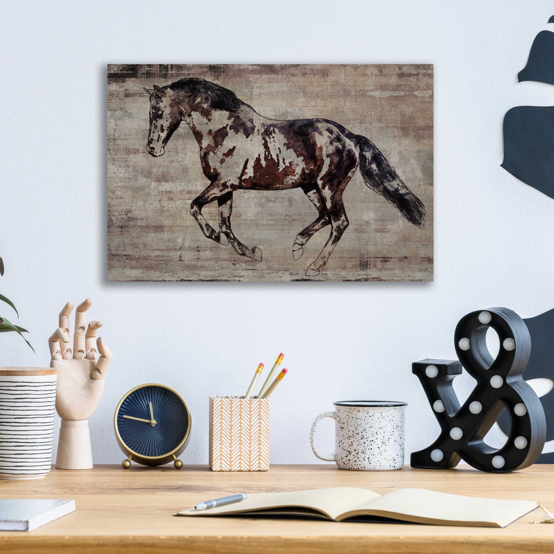 Epic Art 'Trakehner Horse 2' by Irena Orlov, Acrylic Glass Wall Art,16x12