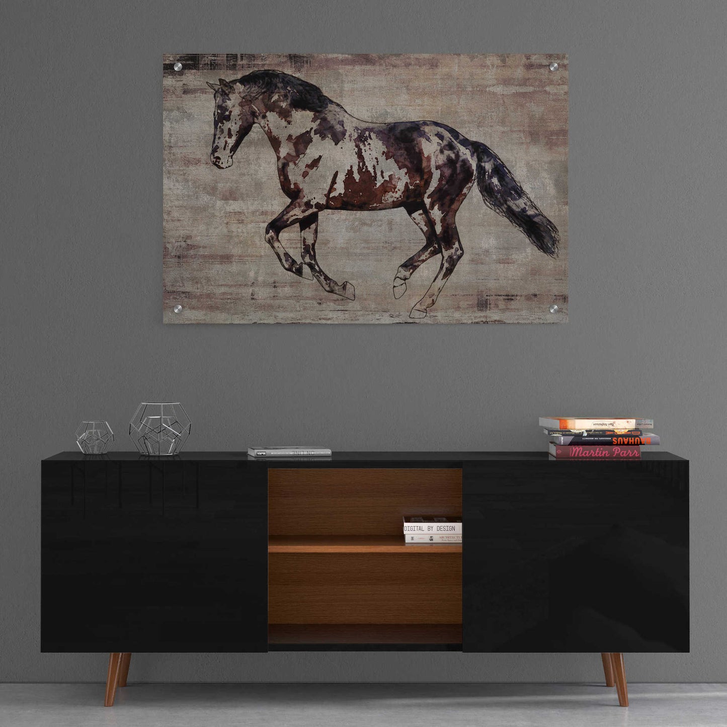 Epic Art 'Trakehner Horse 2' by Irena Orlov, Acrylic Glass Wall Art,36x24