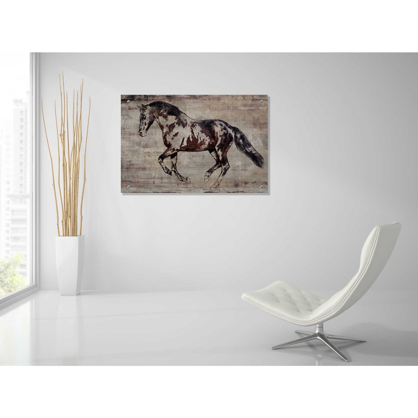 Epic Art 'Trakehner Horse 2' by Irena Orlov, Acrylic Glass Wall Art,36x24