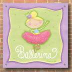 Epic Art 'Ballerina' by Ann Tavoletti, Acrylic Glass Wall Art,36x36