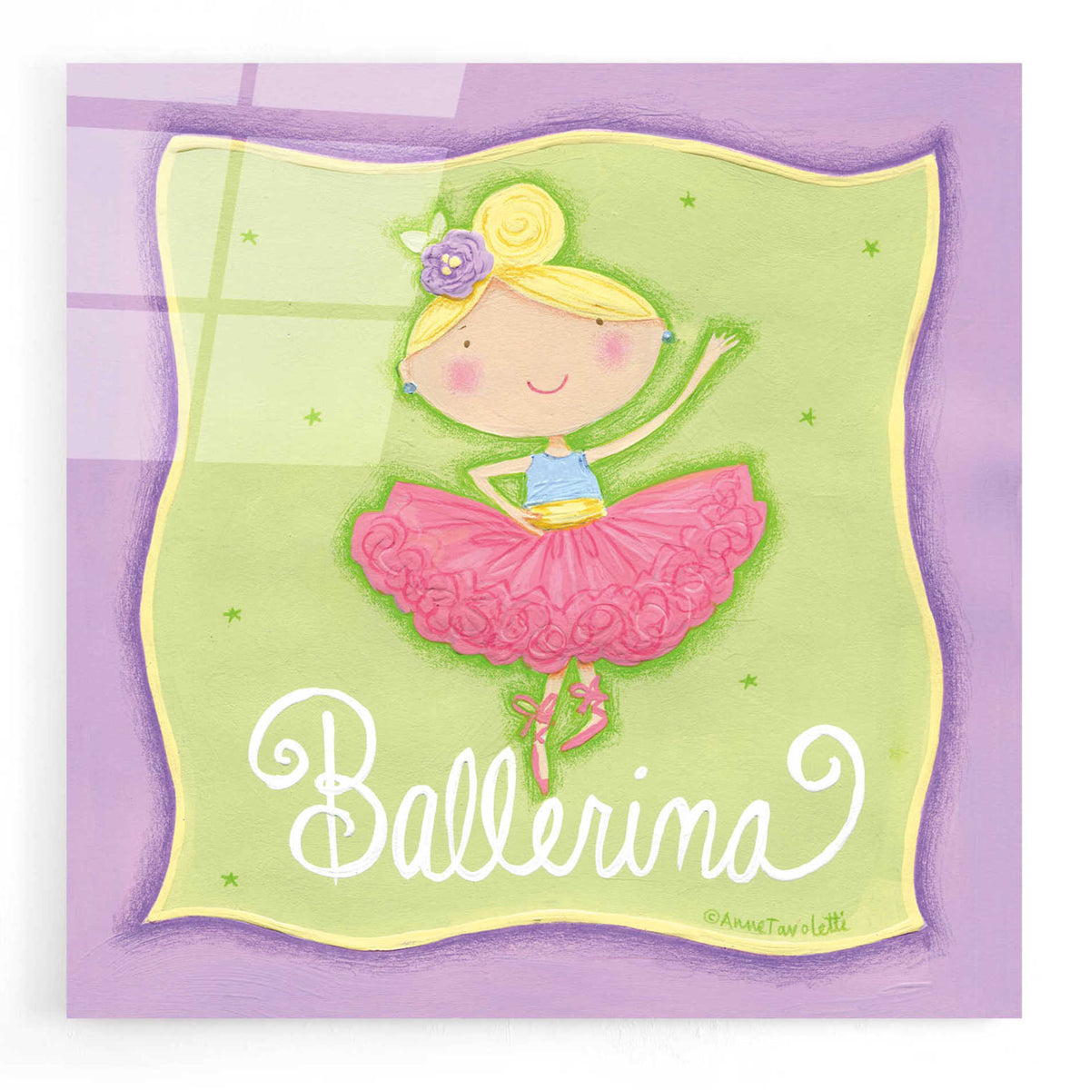 Epic Art 'Ballerina' by Ann Tavoletti, Acrylic Glass Wall Art