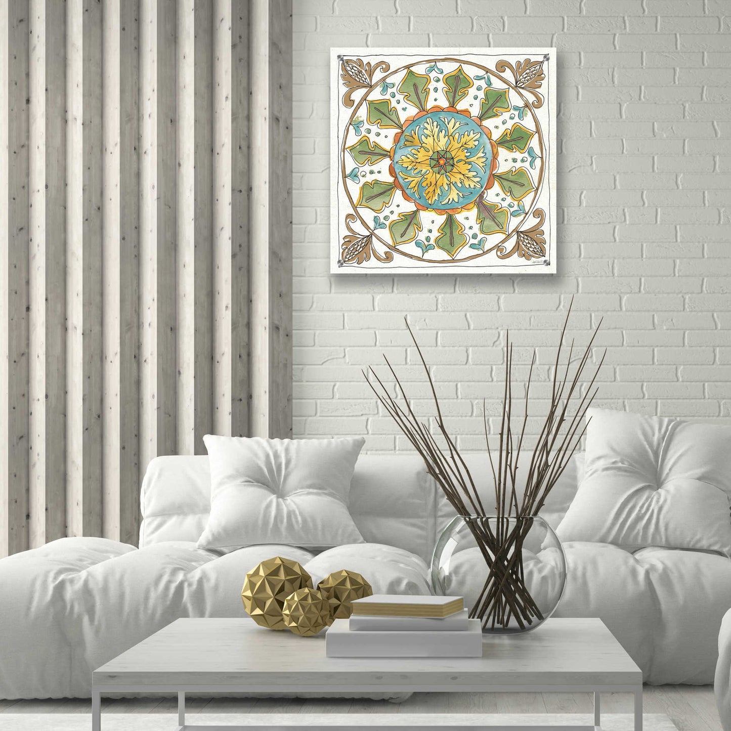 Epic Art 'Tuscan Elegance VII' by Ann Tavoletti, Acrylic Glass Wall Art,24x24