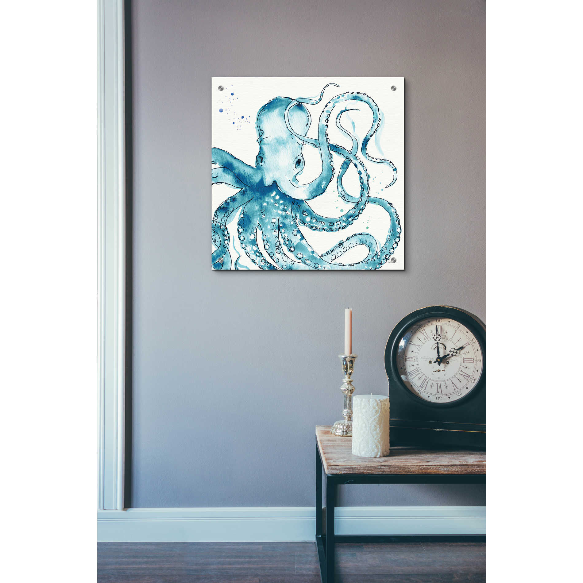 Epic Art 'Deep Sea VIII' by Ann Tavoletti, Acrylic Glass Wall Art,24x24