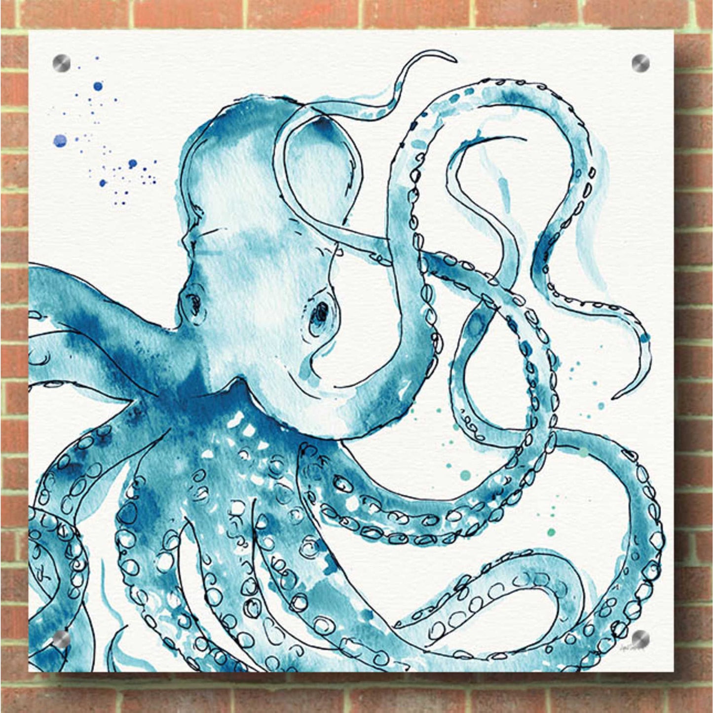 Epic Art 'Deep Sea VIII' by Ann Tavoletti, Acrylic Glass Wall Art,36x36