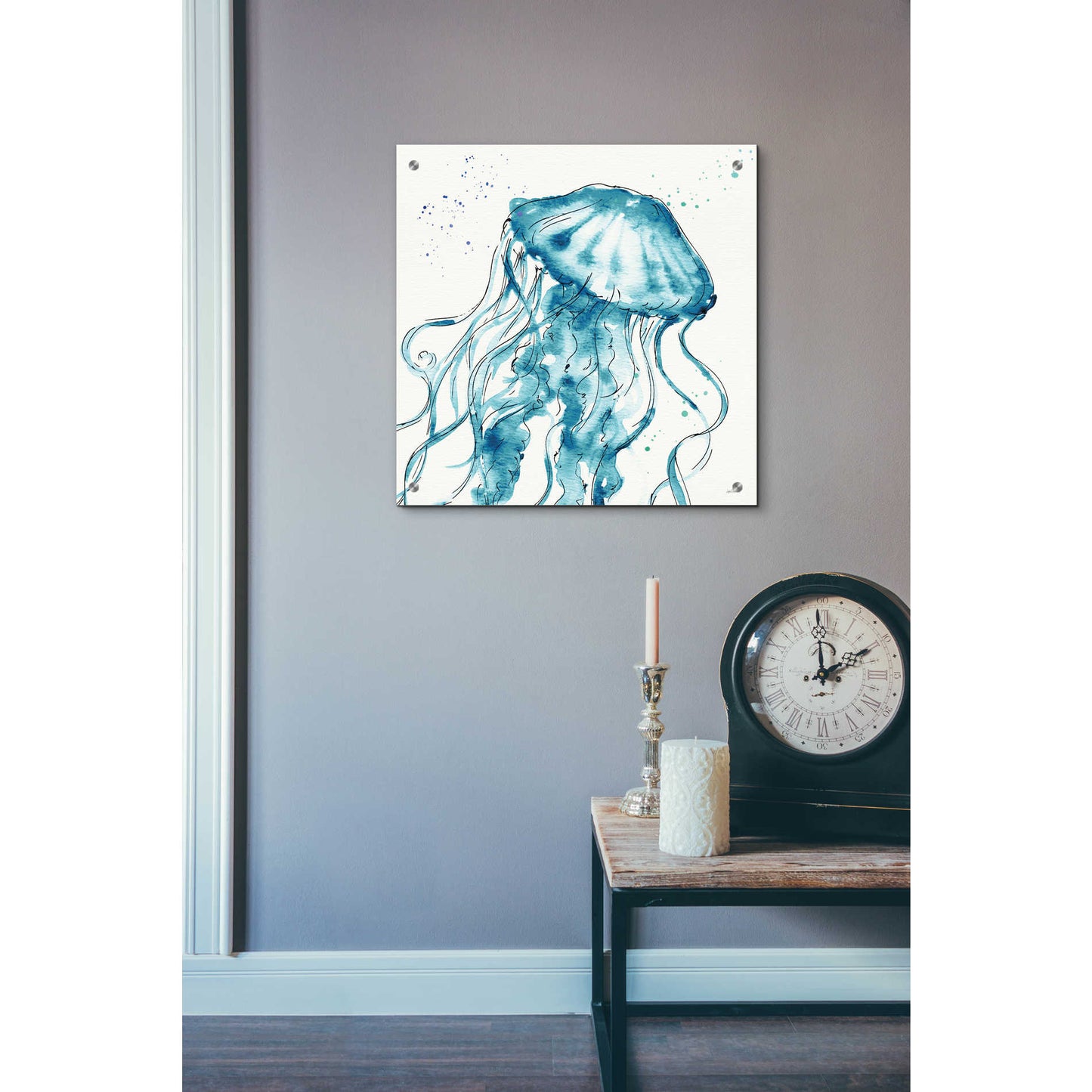 Epic Art 'Deep Sea X' by Ann Tavoletti, Acrylic Glass Wall Art,24x24