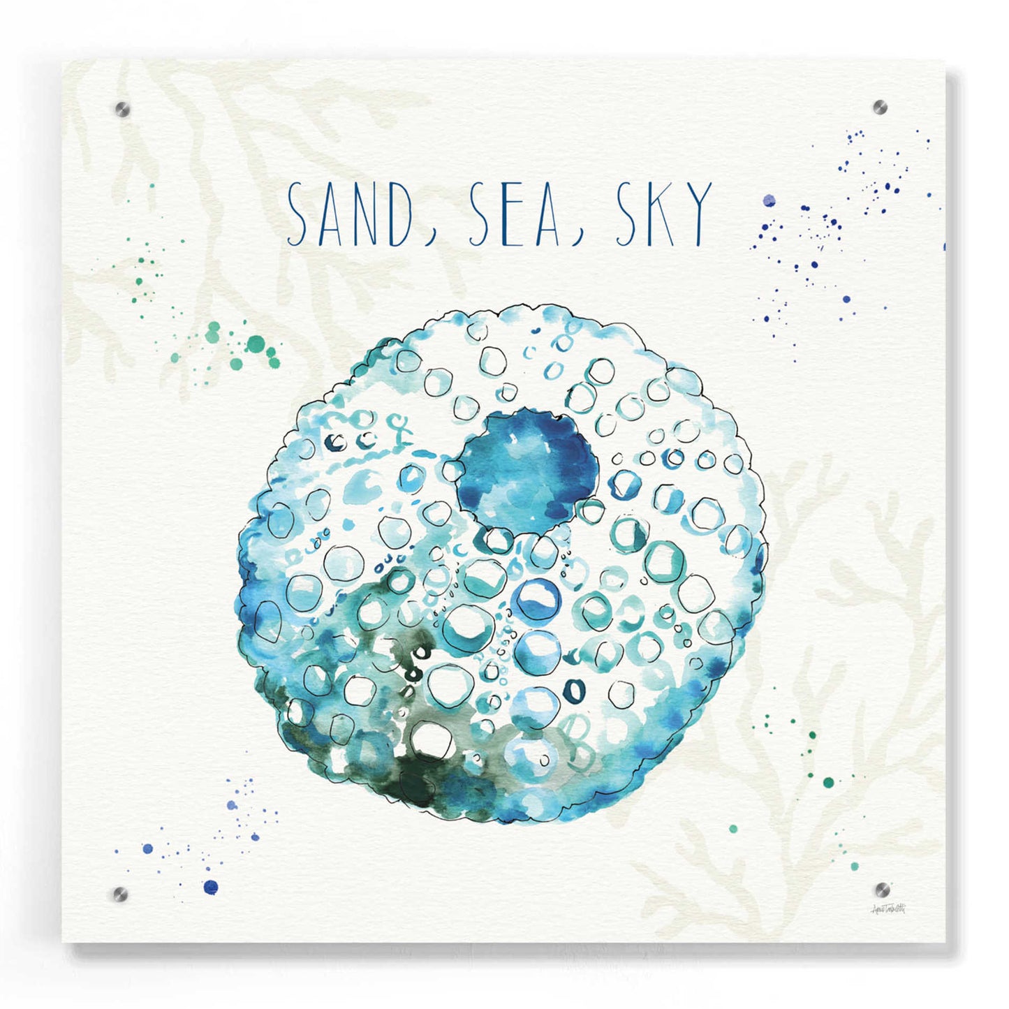 Epic Art 'Deep Sea VII' by Ann Tavoletti, Acrylic Glass Wall Art,24x24