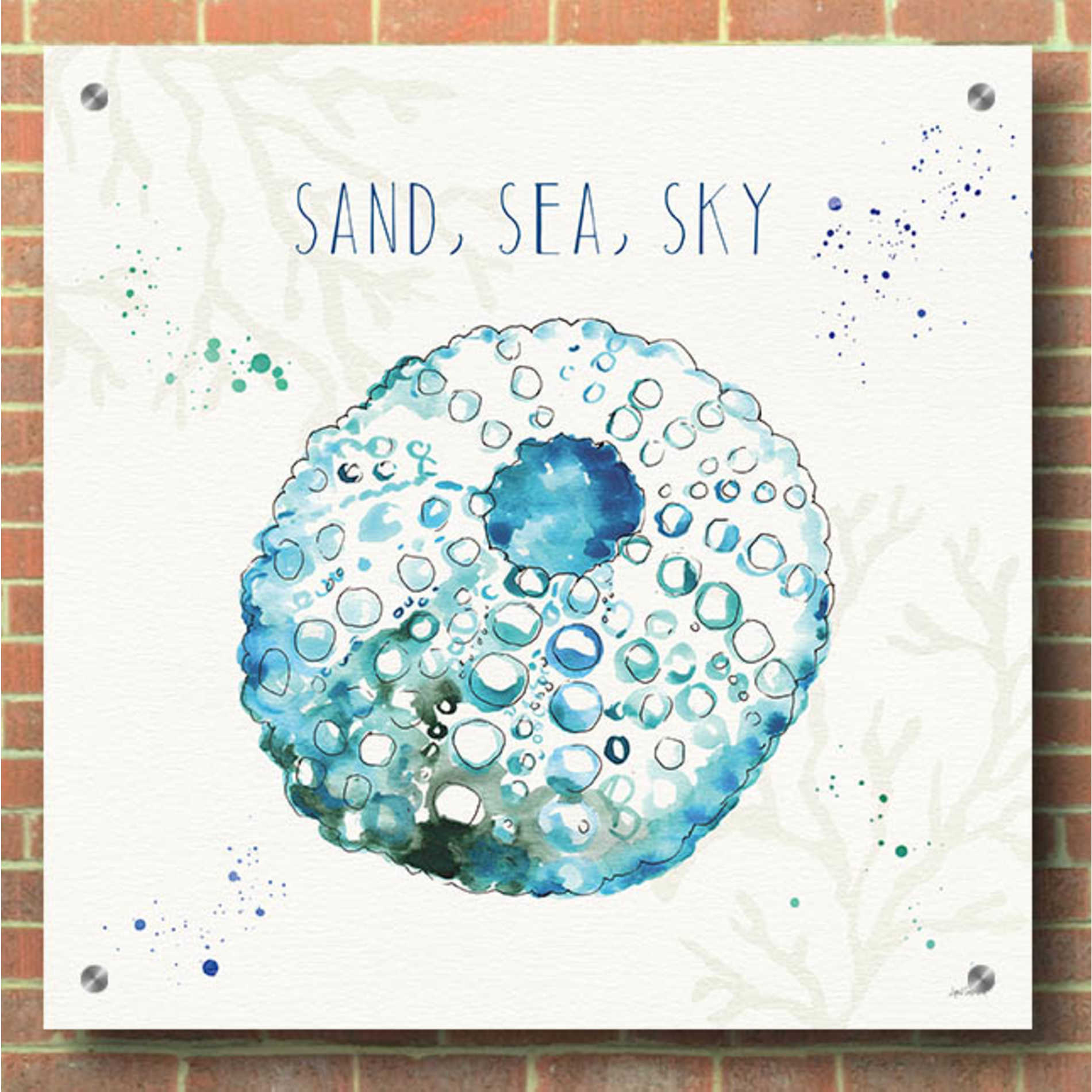 Epic Art 'Deep Sea VII' by Ann Tavoletti, Acrylic Glass Wall Art,36x36