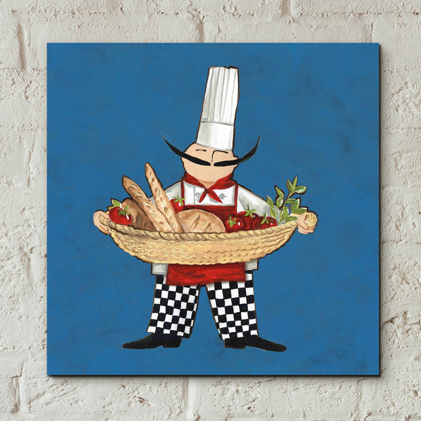 Epic Art 'Pane Chef in Color' by Ann Tavoletti, Acrylic Glass Wall Art,12x12