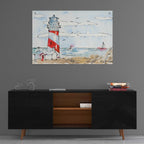 Epic Art 'Coastal Life I' by Ann Tavoletti, Acrylic Glass Wall Art,36x24
