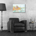 Epic Art 'Portofino II' by Ann Tavoletti, Acrylic Glass Wall Art,24x16