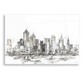 Epic Art 'Skyline Sketches III' by Ann Tavoletti, Acrylic Glass Wall Art