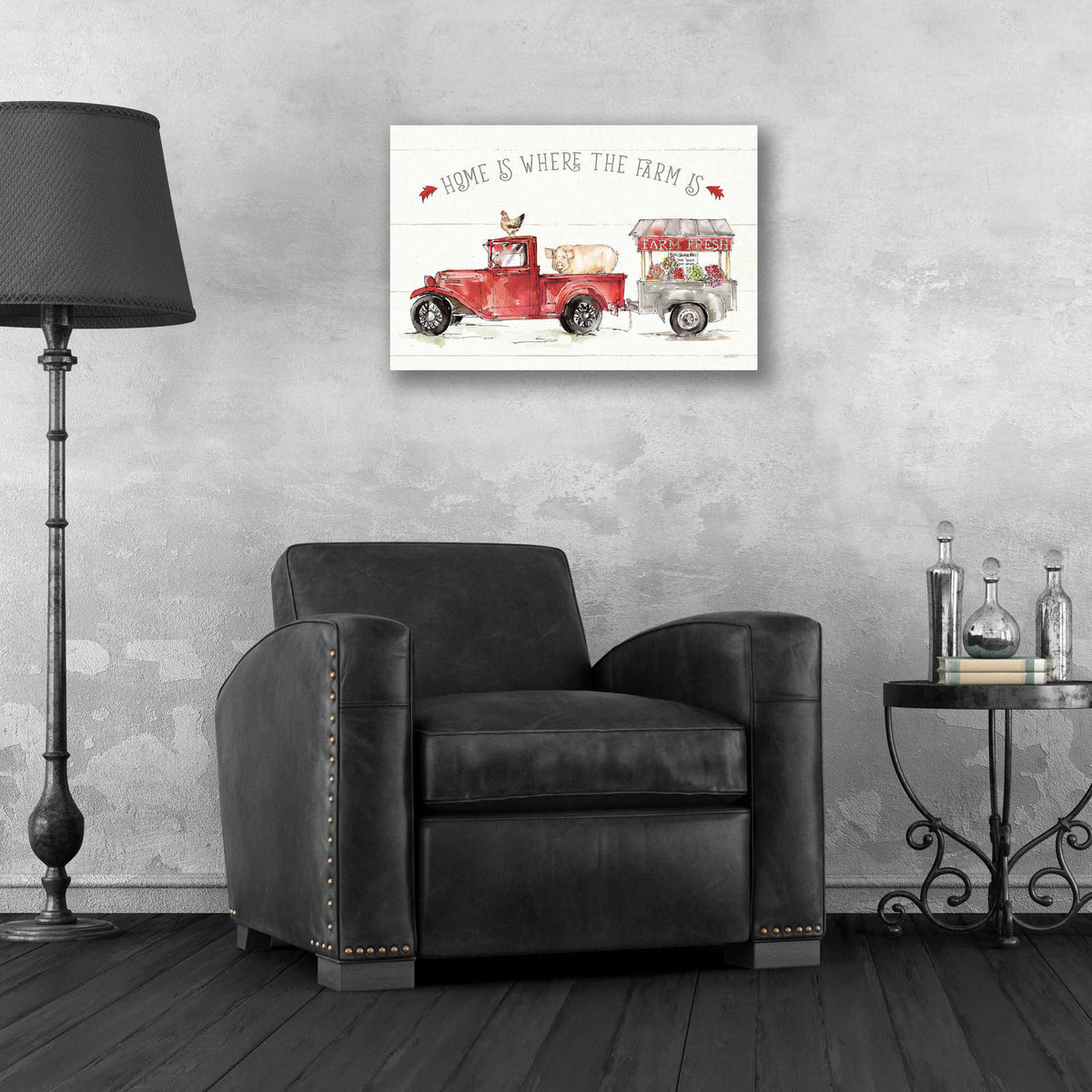 Epic Art 'Country Life I' by Ann Tavoletti, Acrylic Glass Wall Art,24x16