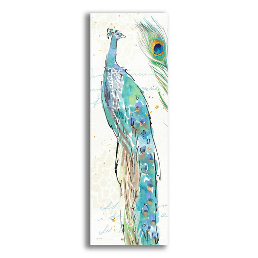 Epic Art 'Peacock Garden IV' by Ann Tavoletti, Acrylic Glass Wall Art