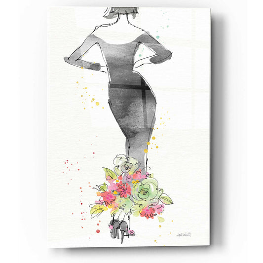 Epic Art 'Floral Fashion I' by Ann Tavoletti, Acrylic Glass Wall Art