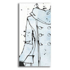 Epic Art 'Fashion Strokes VII Pastel Blue' by Ann Tavoletti, Acrylic Glass Wall Art