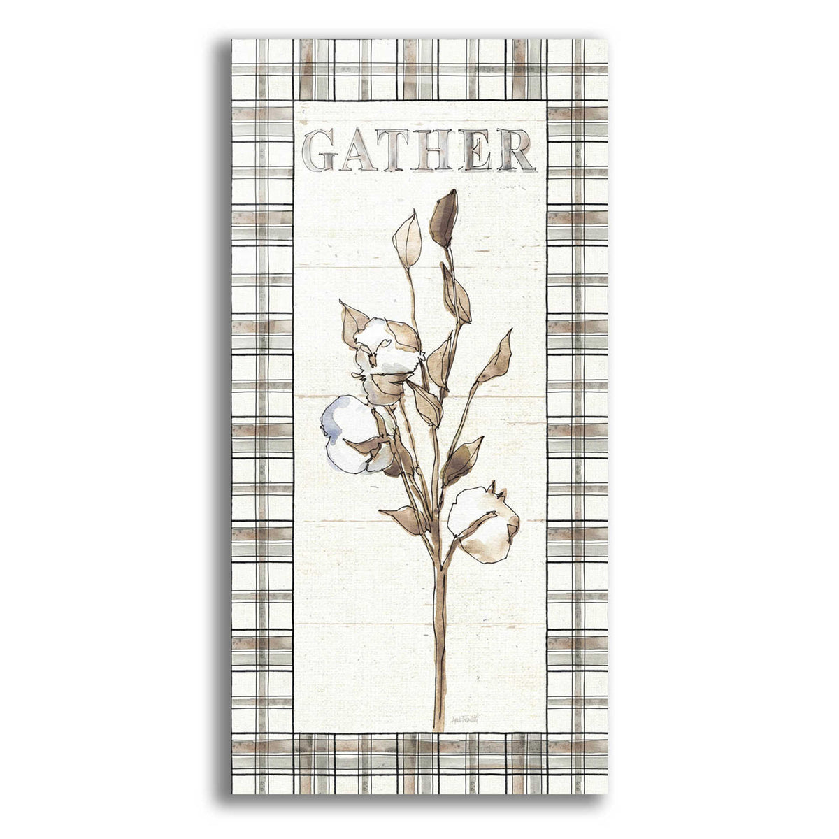 Epic Art 'Farm Memories X Gather' by Ann Tavoletti, Acrylic Glass Wall Art