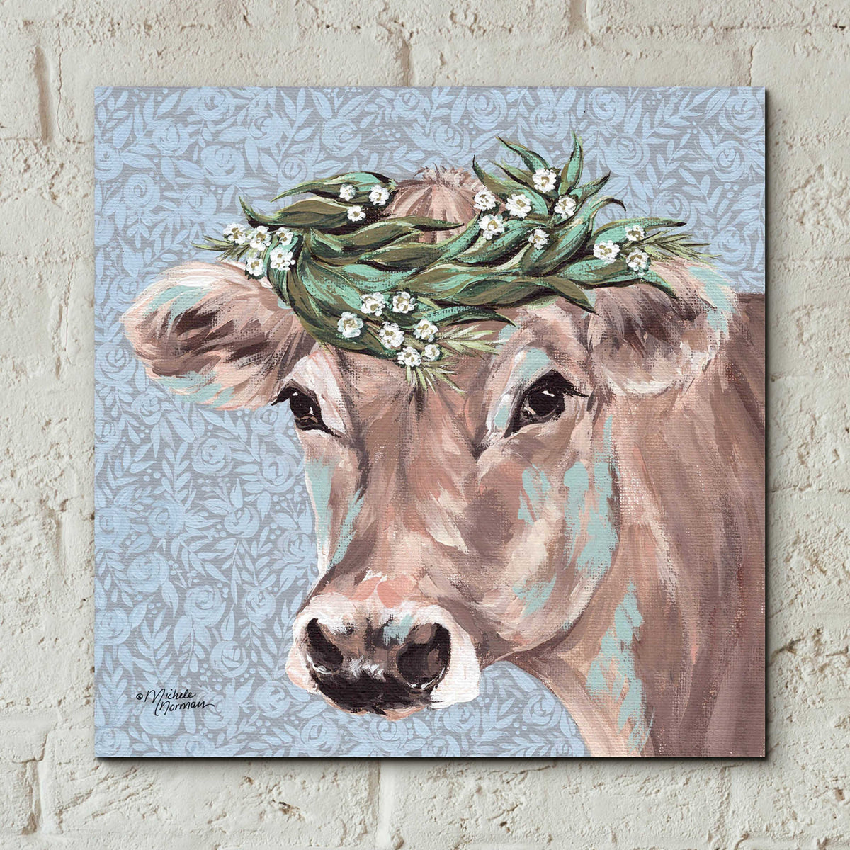 Epic Art 'Josephine' by Michele Norman, Acrylic Glass Wall Art,12x12