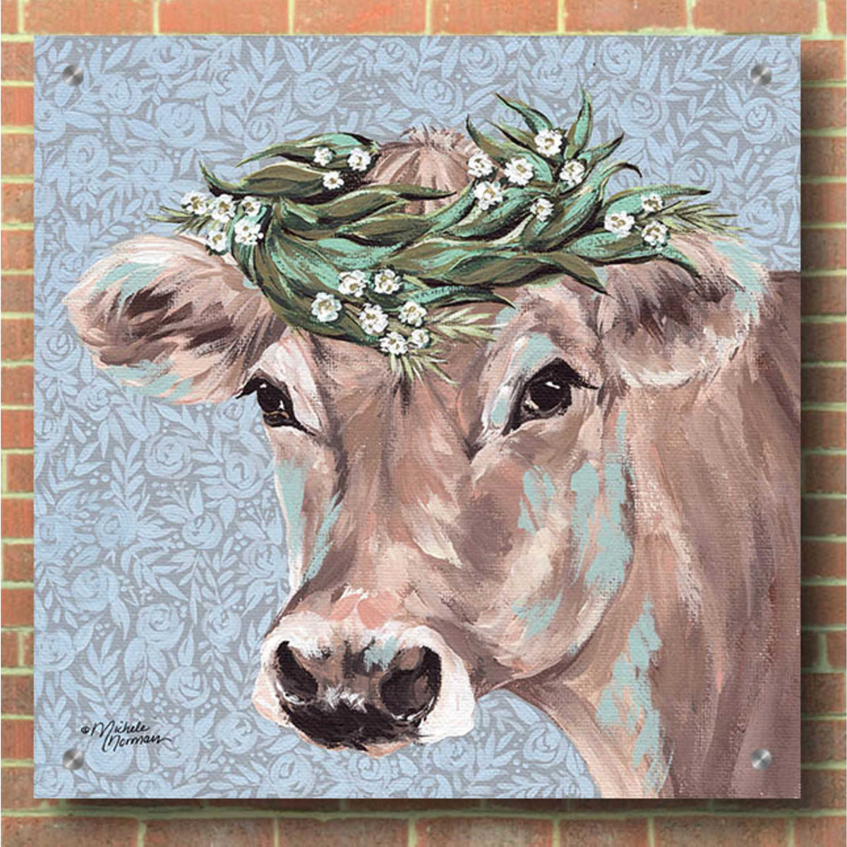 Epic Art 'Josephine' by Michele Norman, Acrylic Glass Wall Art,36x36