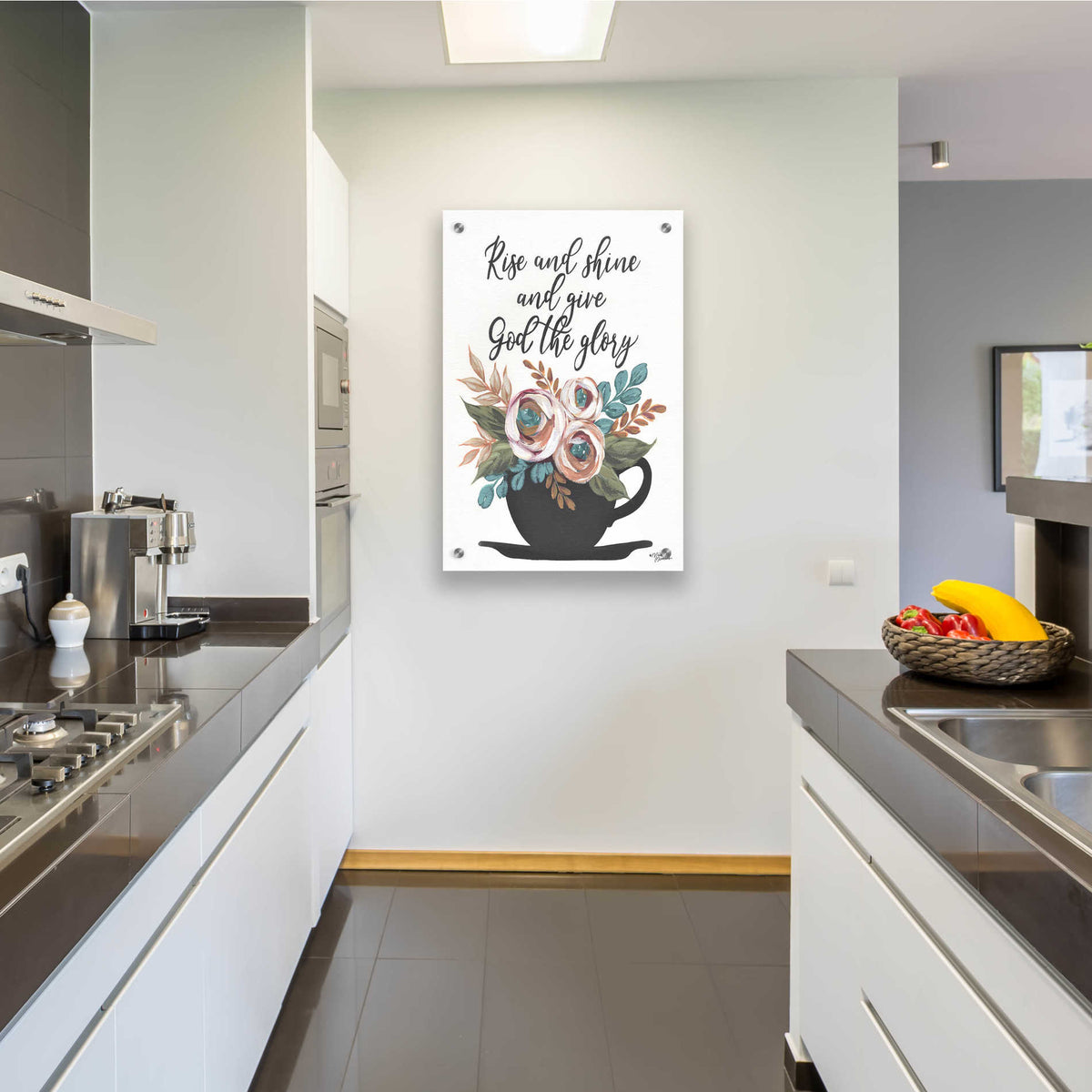Epic Art 'Rise and Shine' by Michele Norman, Acrylic Glass Wall Art,24x36