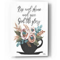 Epic Art 'Rise and Shine' by Michele Norman, Acrylic Glass Wall Art