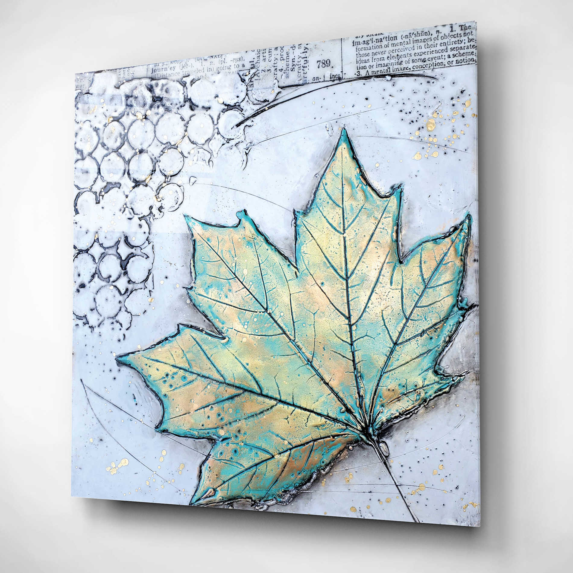 Epic Art 'Channeling Fall 2' by Britt Hallowell, Acrylic Glass Wall Art,12x12