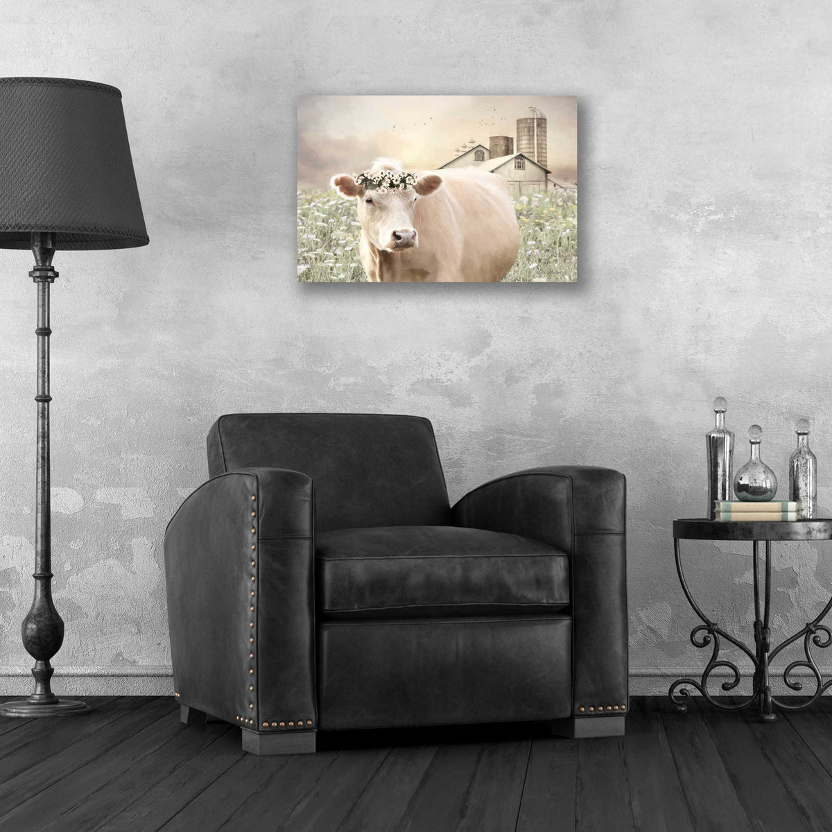 Epic Art 'Sweet Lady' by Lori Deiter, Acrylic Glass Wall Art,24x16