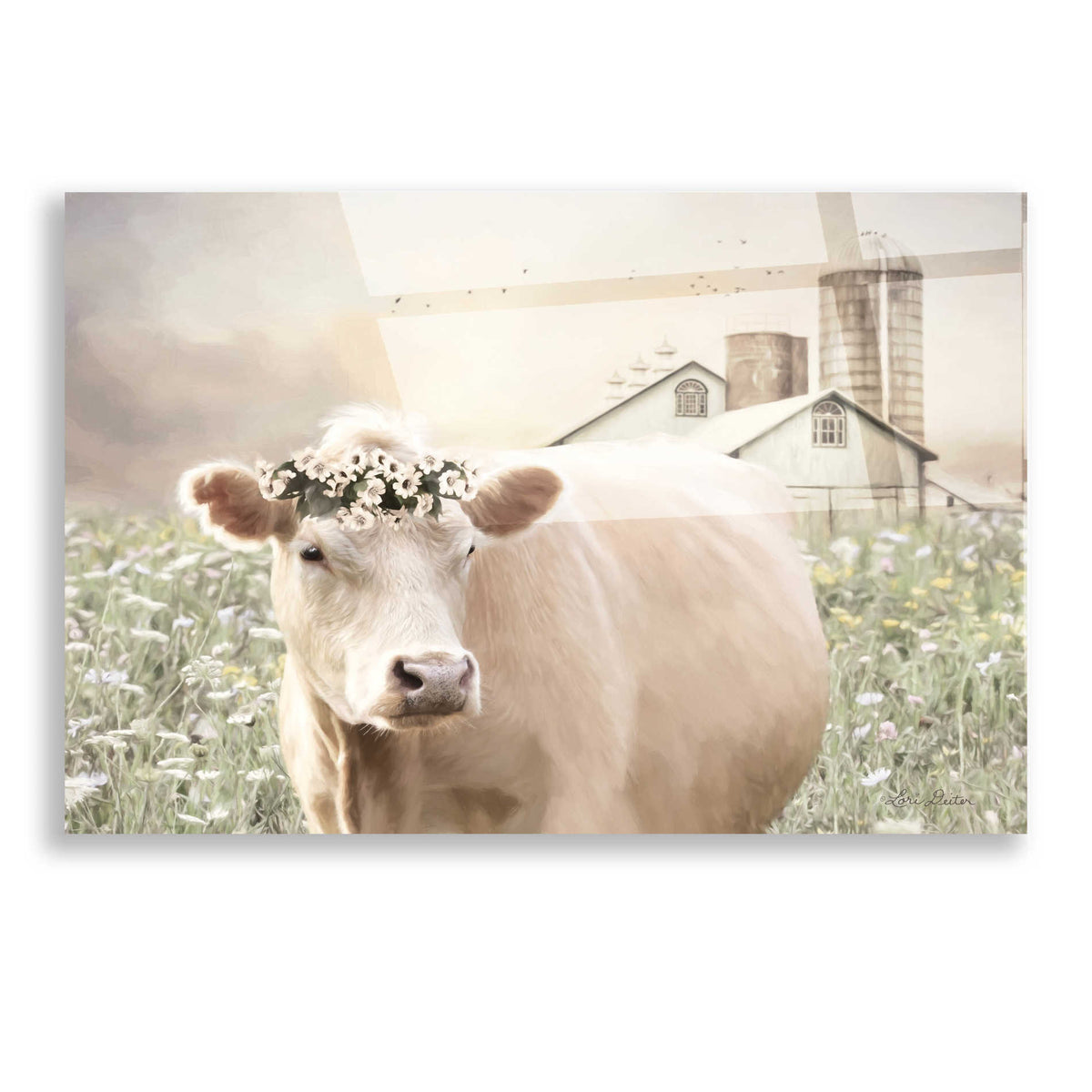 Epic Art 'Sweet Lady' by Lori Deiter, Acrylic Glass Wall Art