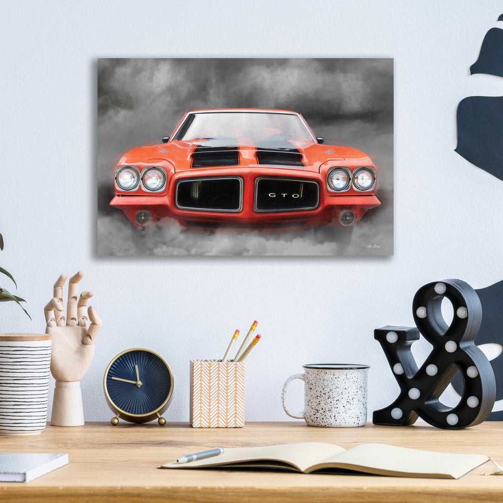 Epic Art 'Burn Out' by Lori Deiter, Acrylic Glass Wall Art,16x12