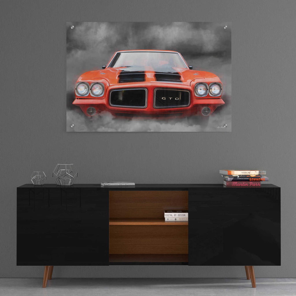 Epic Art 'Burn Out' by Lori Deiter, Acrylic Glass Wall Art,36x24