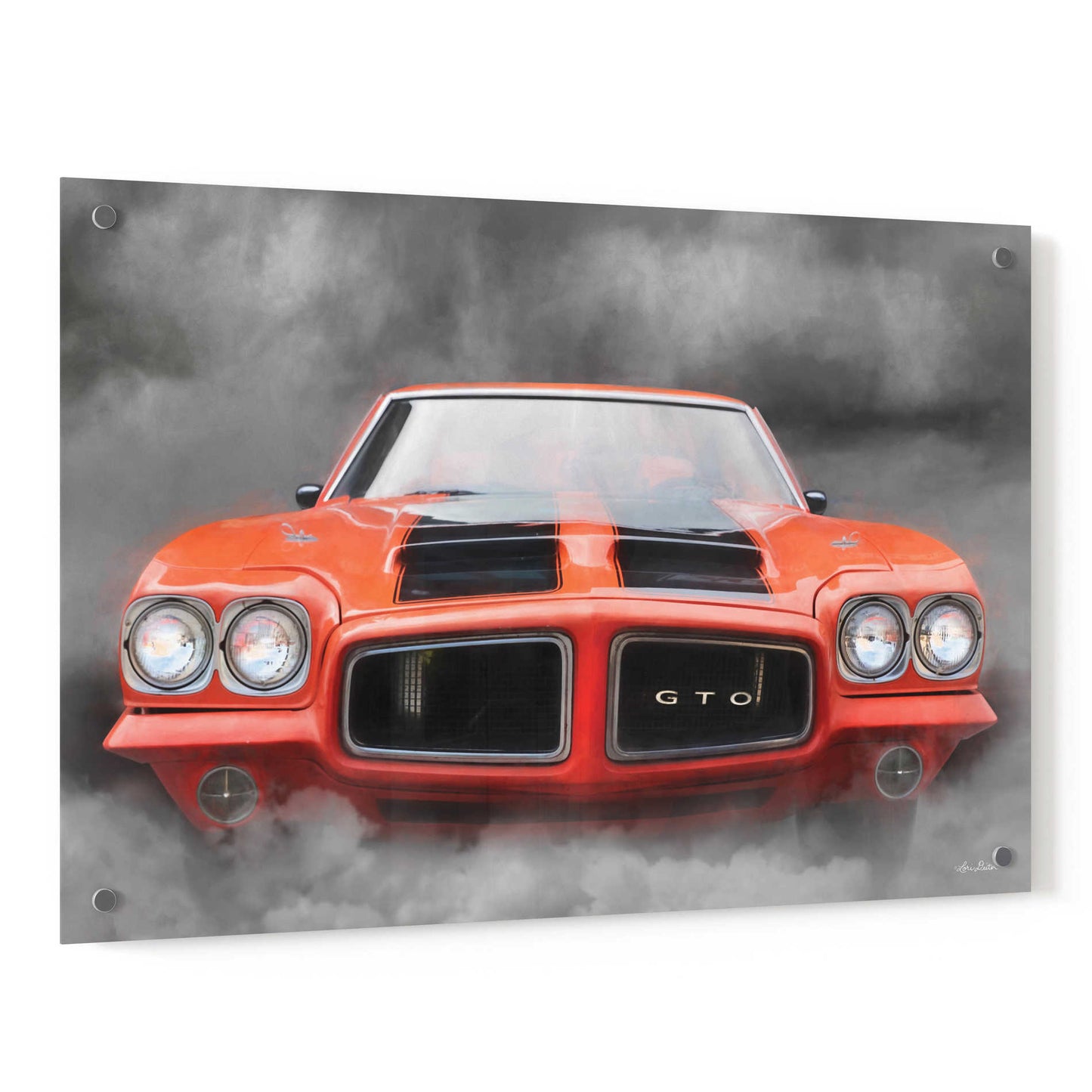 Epic Art 'Burn Out' by Lori Deiter, Acrylic Glass Wall Art,36x24