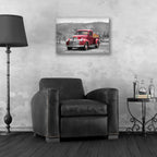 Epic Art 'American Made with Flowers' by Lori Deiter, Acrylic Glass Wall Art,24x16