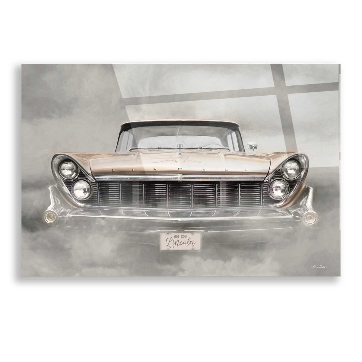Epic Art 'Hot Rod Lincoln' by Lori Deiter, Acrylic Glass Wall Art