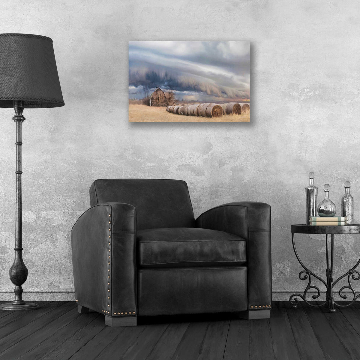 Epic Art 'Tornado Warning' by Lori Deiter, Acrylic Glass Wall Art,24x16