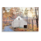 Epic Art 'Fall at the Barn' by Lori Deiter, Acrylic Glass Wall Art