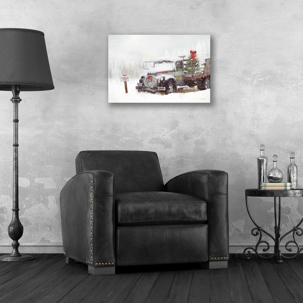 Epic Art 'Wyoming Tree Farm' by Lori Deiter, Acrylic Glass Wall Art,24x16