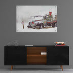 Epic Art 'Wyoming Tree Farm' by Lori Deiter, Acrylic Glass Wall Art,36x24